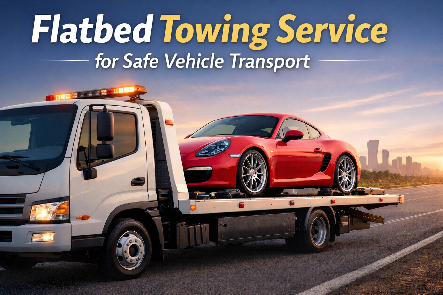 Flatbed Towing Service for Safe Vehicle Transport